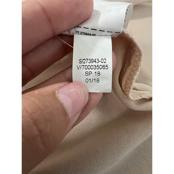 Banana Republic Blouse Sleeveless Blouse Ruffle Size Small Office Career Formal - Picture 9 of 10